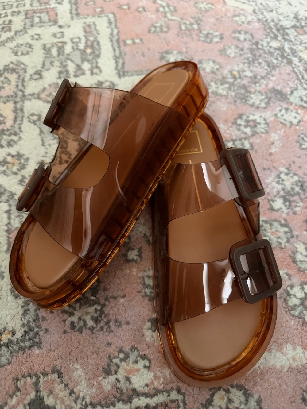 Dolce Vita Julio Jelly Sandal in Whiskey